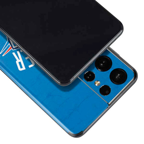 NBA OKC Thunder Distressed Galaxy S21 Ultra 5G Skin